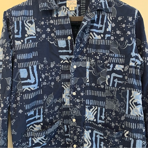 J Crew Patchwork Shirt - Picture 4 of 7